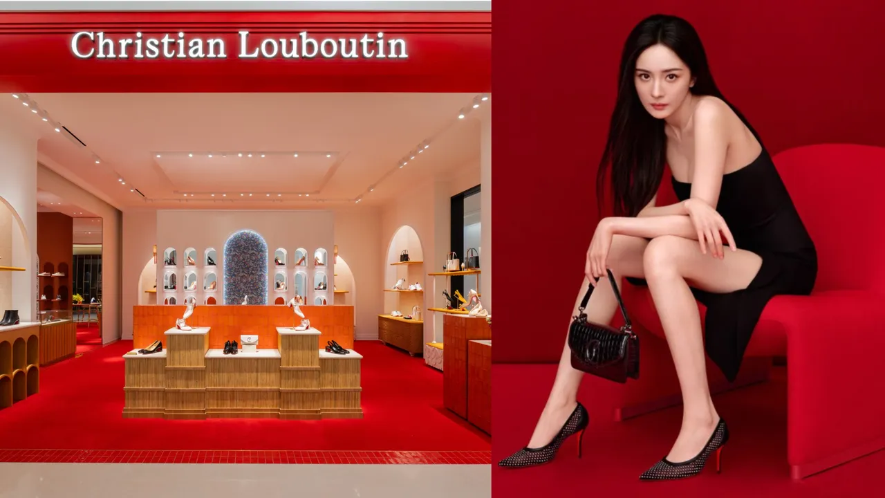 楊冪代言的Christian Louboutin進駐SOGO復興館。品牌提供