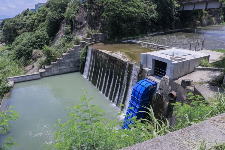 全國首座縣市政府主導開發 台中食水嵙溪小水力發電廠啟用｜壹蘋新聞網