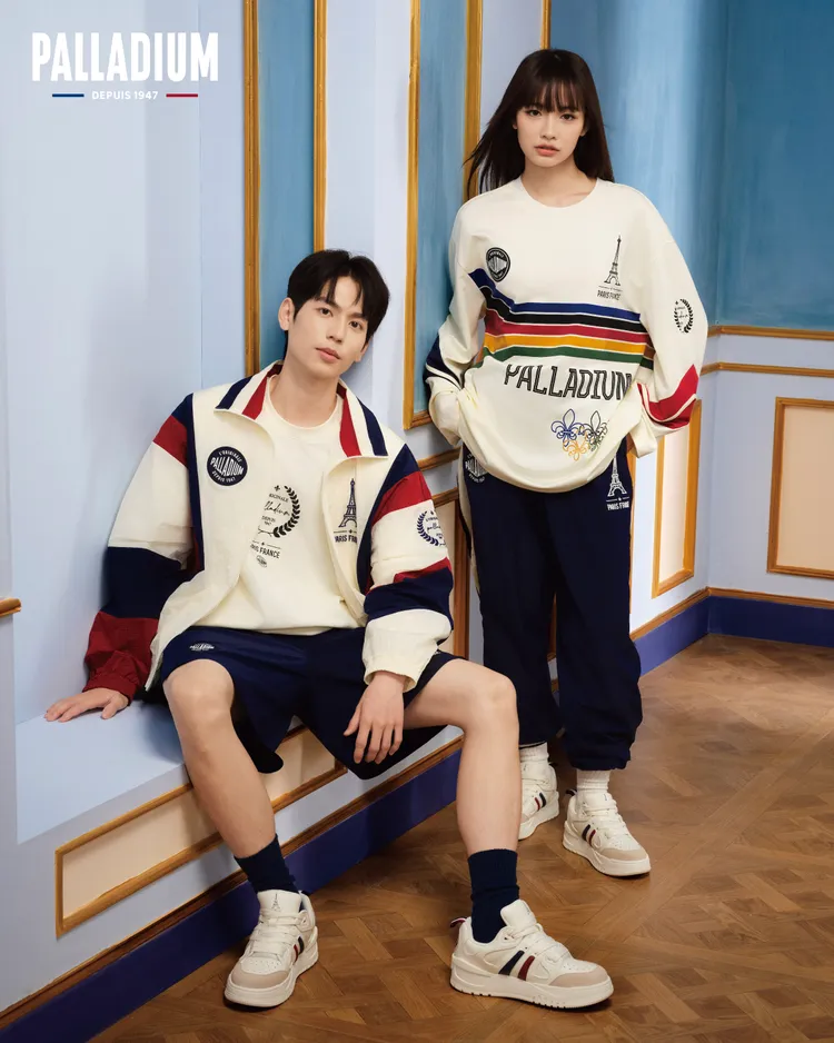 法式復古運動系列將法國國旗配色融入設計。品牌提供