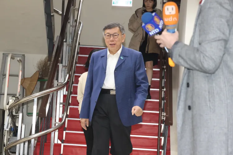 民眾黨主席柯文哲。彭欣偉攝