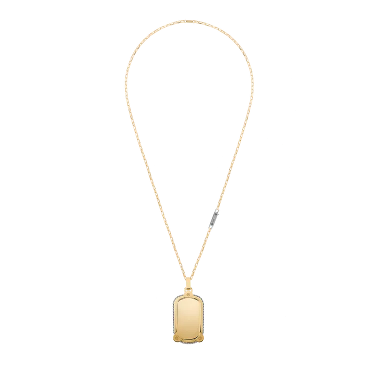 FRED FORCE 10系列 WINCH 18K黃金精鋼項錬。品牌提供