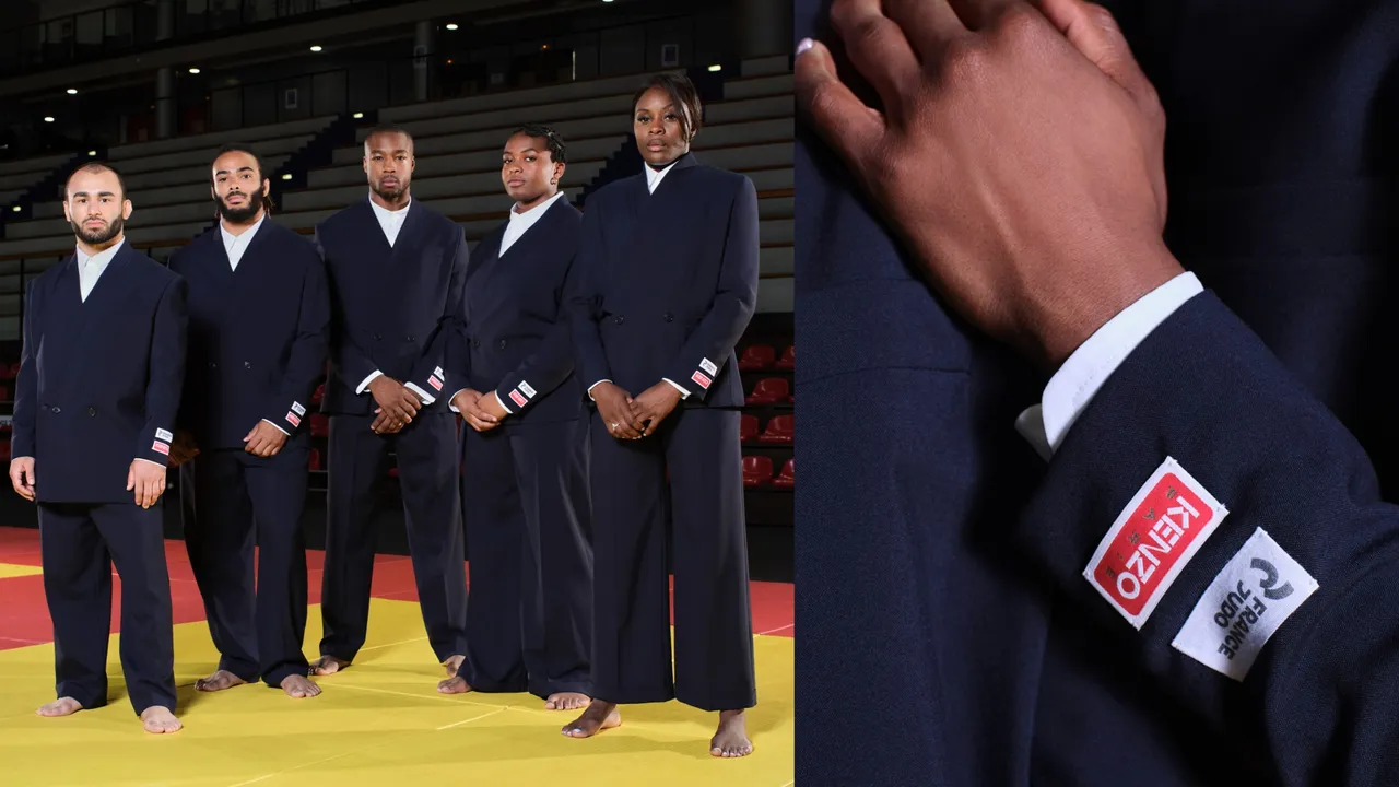 KENZO成為2024年巴黎夏季奧運會法國柔道隊服裝贊助商。品牌提供