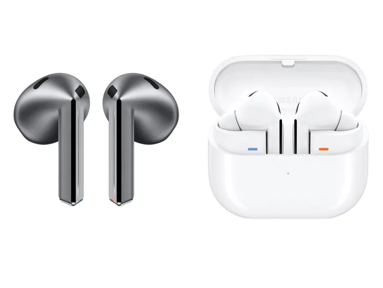 Galaxy Buds3與Galaxy Buds3 Pro兩款則都會由白、銀灰兩色。Evan Blass提供。