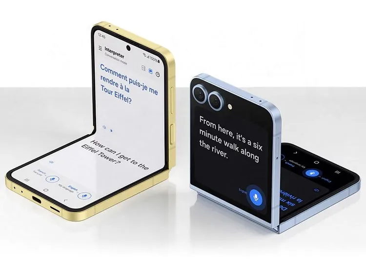 Galaxy Z Flip 6相機與電池規格較前代有所提升。evleaks提供。