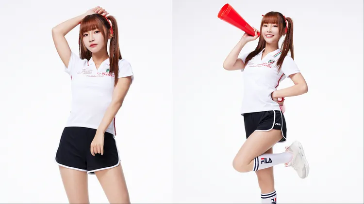 小映搭配仙女粉鞋款凸顯少女活力。品牌提供