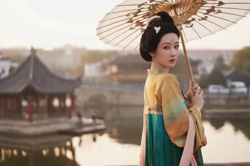 楊紫《國色芳華》扮相絕美 還原唐朝仕女圖