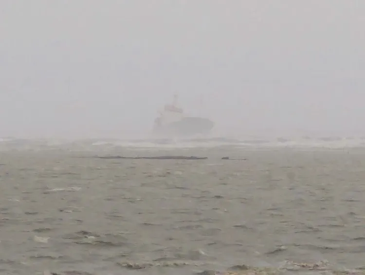 KETA凱塔輪擱淺。海巡署提供