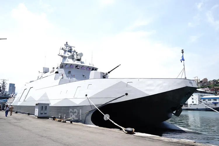 海軍沱江級巡邏艦旭江艦。李俊毅翻攝