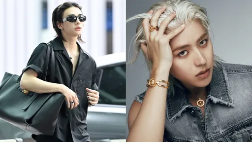 VERSACE有鉉辰帶貨還不夠~ 又邀蔡徐坤用電眼魅惑粉絲