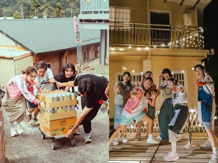 《啊喔！最Kiang駐村小隊》為獅潭鄉親準備50人份的大餐。客家電視提供