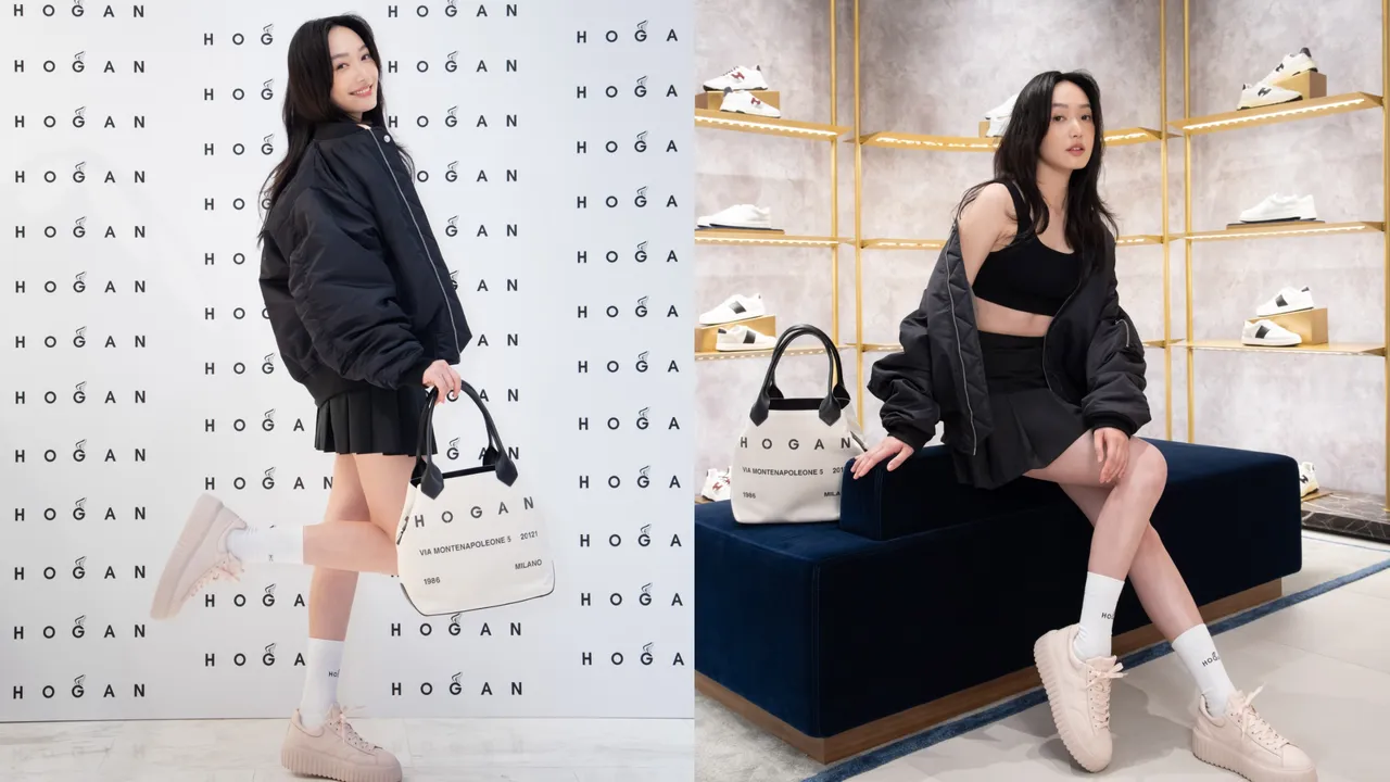 蔡思韵替HOGAN新店開幕站台。品牌提供