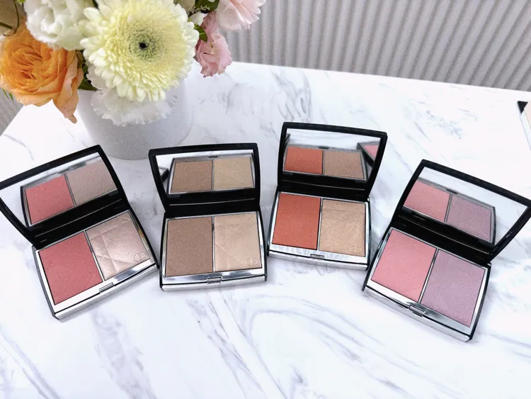 Dior超完美雙色頰彩盤，各8g／2100元。張家玲攝