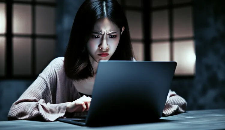 女學生被L男糾纏2年。 AI生成示意圖