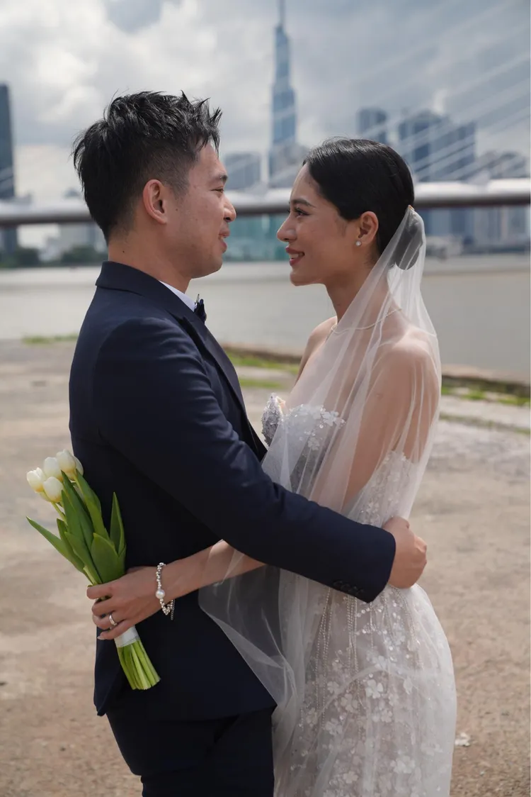 外派越南10年的網紅Michael Tang分享娶到明星臉越妻故事。Michael Tang提供