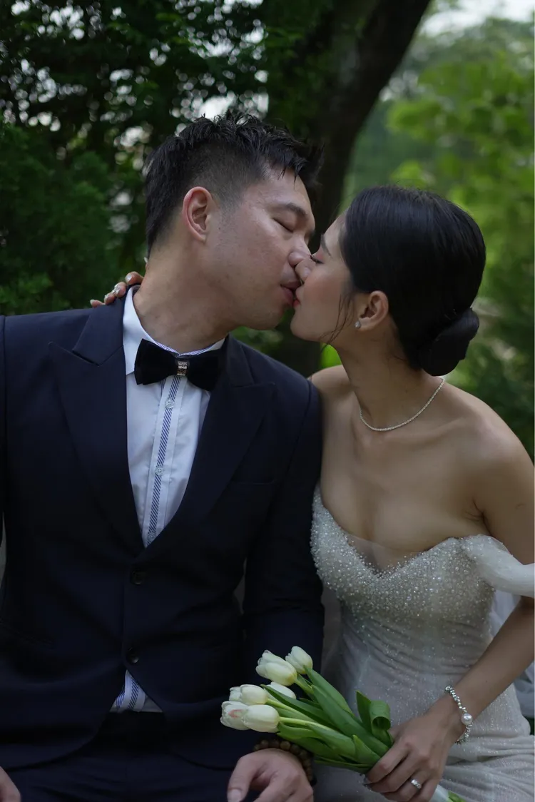 外派越南10年的網紅Michael Tang分享娶到明星臉越妻故事。Michael Tang提供