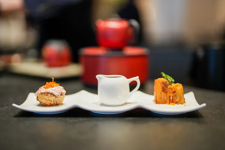 茶寮清泉於午後時段供應半自助下午茶。田欣雲攝