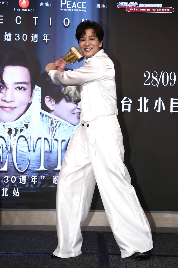 陳曉東自曝眼睛差點失明。彭欣偉攝