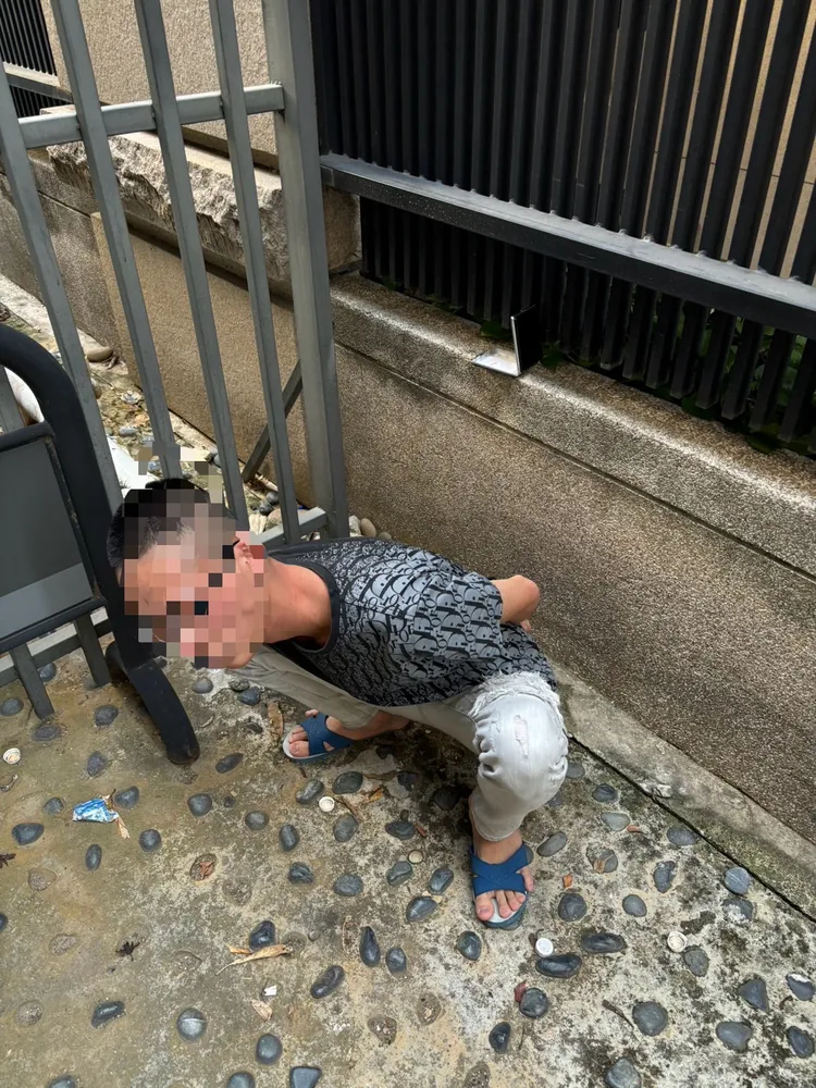 林嫌得知警方根本沒想攔他，嘔到想吐血。民眾提供