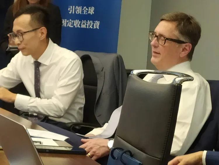 投資機構PIMCO（品浩）今舉行「2024年PIMCO長期展望媒體簡報會」，會中邀請PIMCO董事總經理暨全球經濟顧問Richard Clarida發表投資觀點。許麗珍攝