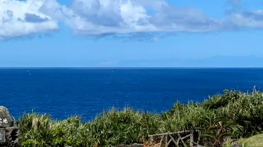 與那國島曬出晴空萬里照 清晰看見海對面就是台灣!
