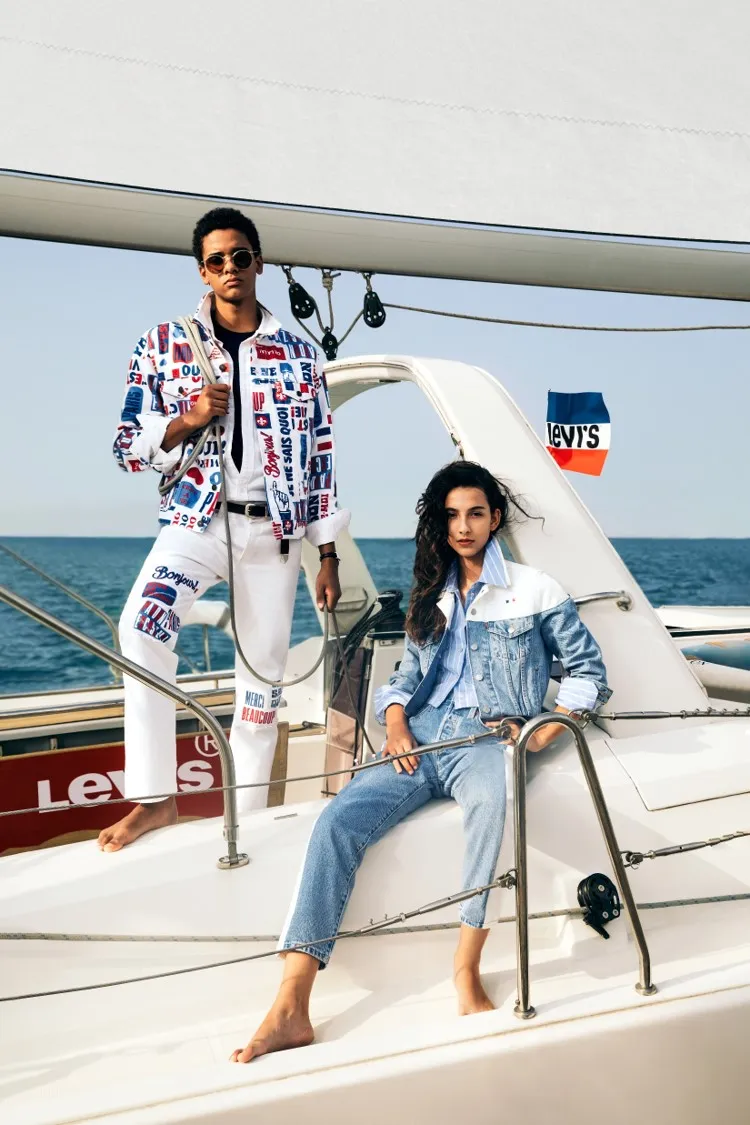 巴黎浪漫系列以藍、白、紅筆觸揮灑出美式青春氣息以及法式優雅。品牌提供