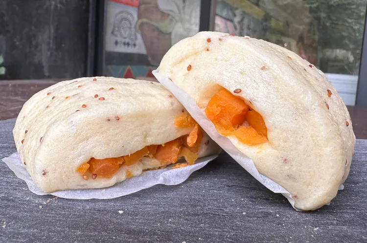 台灣油芒饅頭。農糧署提供