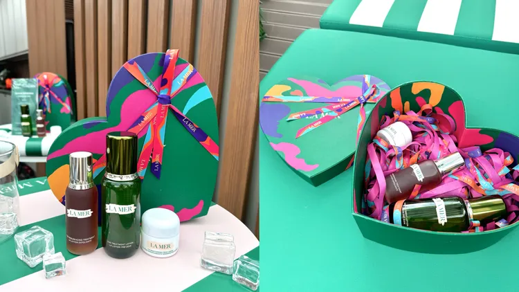 LA MER情人節限定包裝盒。張家玲攝