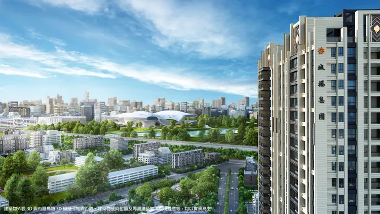 「保泰一品」基地4面臨路且具備完善生活機能，每坪成交價落在4字頭。城揚建設提供