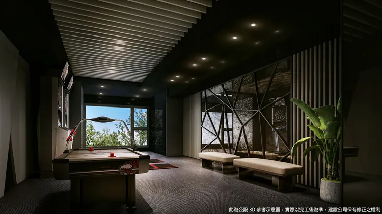 「保泰一品」公設著重在實用性，規劃交誼廳、視聽KTV室、多功能室、健身房、休閒娛樂區等。城揚建設集團提供