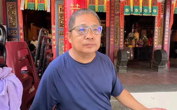 開基永華宮主委楊宗保對於林士傑身亡感到意外及不捨。