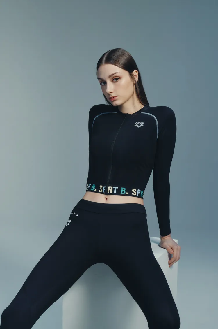 水陸兩用運動服亦可於跑步、瑜珈等運動中穿著。品牌提供