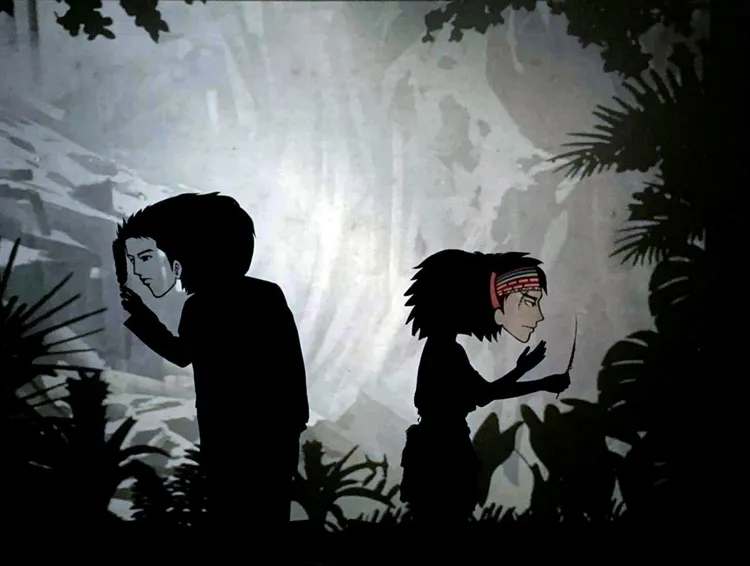 光影戲院開張，詩意光影戲、黑光戲精彩上演。中信文教基金會提供