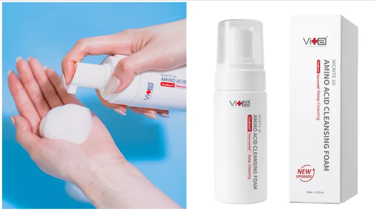 Swissvita全能胺基酸洗卸慕斯，150ml／880元。品牌提供