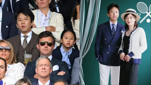 鄧超兒女繼承神基因好吸睛 與孫儷看溫網還穿情侶裝悄放閃