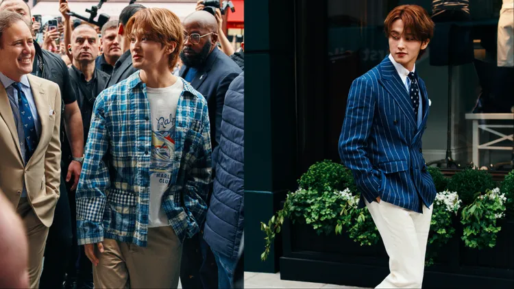 RALPH LAUREN特別邀請Mark觀賽並前往品牌旗艦店。品牌提供