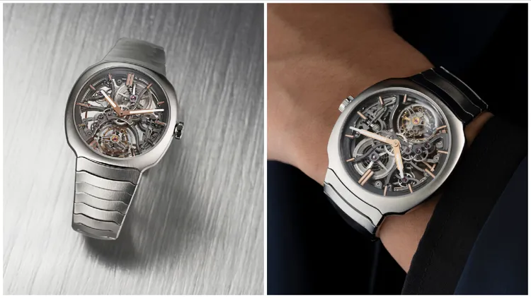 亨利慕時疾速者陀飛輪鏤空腕錶，314萬元。品牌提供