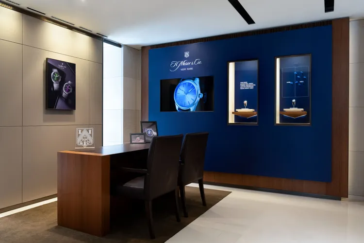 亨利慕時在寶鴻堂鐘錶台北旗艦店打造期間限快閃店。品牌提供