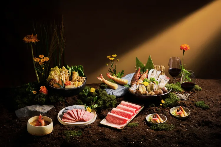 Extension 1 by橘色七夕限定雙人套餐。業者提供