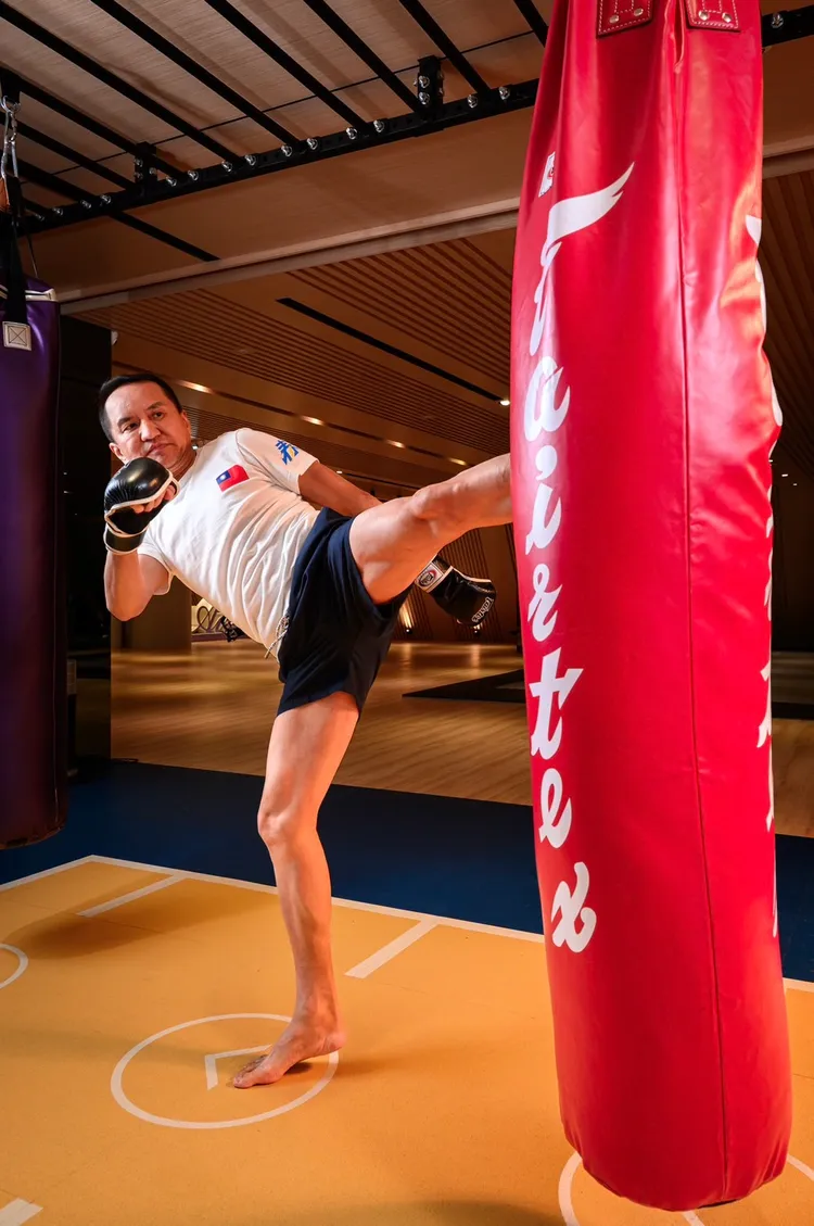 常如山熱愛泰拳。資料照片