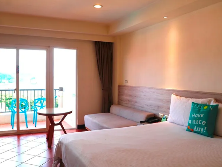 墾丁福容大飯店海景雙床房。業者提供