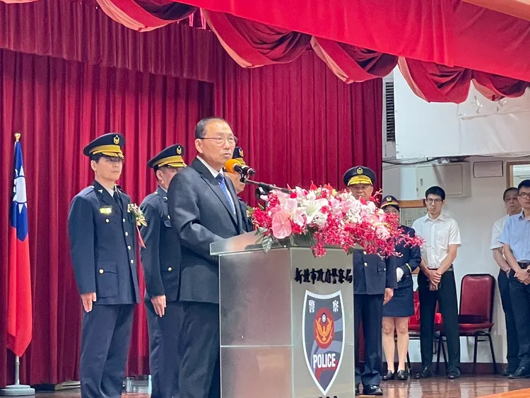 侯友宜希望警政人事一條鞭，中央不要給壓力。警方提供