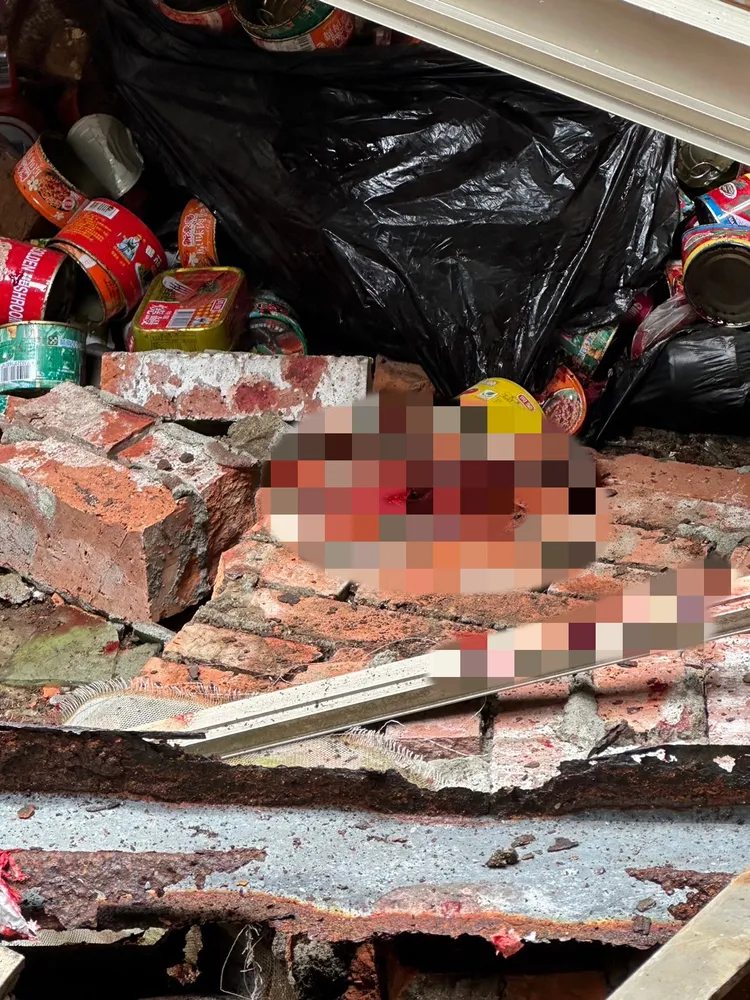 男屋主受傷送醫。警方提供