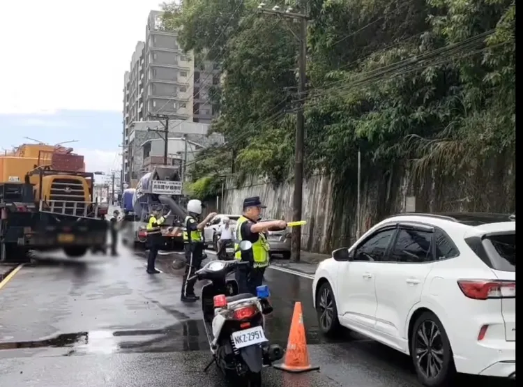 警方到場處理。警方提供