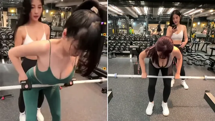 夜雨及蘋蘋澎澎訓練。翻攝自蘋蘋澎澎YouTube