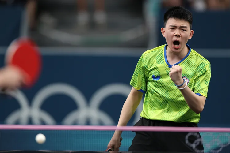 高承睿打進16強。  中央社