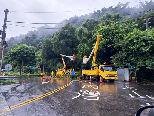 凱米颱風重創新竹山區 台電全力搶修!尚有逾千戶停電