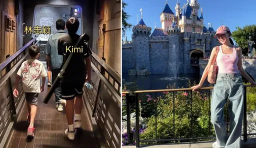 林志穎帶全家人遊美國迪士尼!Kimi超大隻 8歲兒爽抱米老鼠