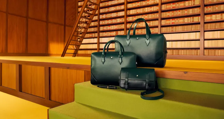 萬寶龍歡慶大師傑作系列100周年，推出全新英倫綠同名系列皮件。品牌提供