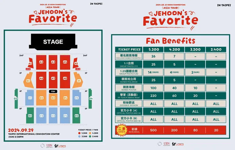 李帝勳台灣見面會票價及10種福利。優勢力娛樂提供