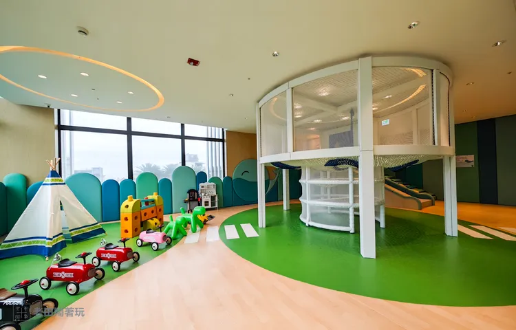 花蓮艾美的兒童俱樂部空間非常寬敞。田欣雲攝